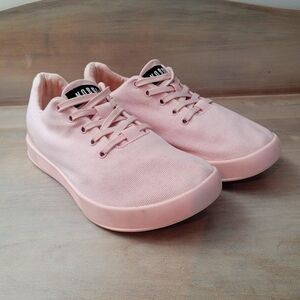 NOBULL Women's Canvas Trainer Shoes 7.5 Pink Athleisure Strength Training Casual